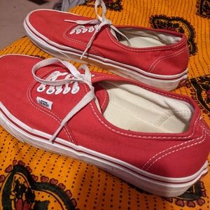 Red Classic Style Vans